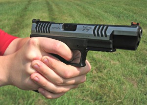 Grip and trigger: a beautiful pistol